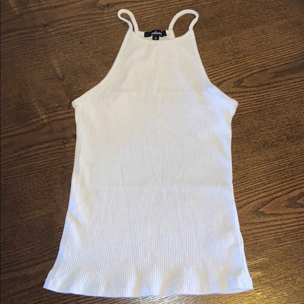 White tank top